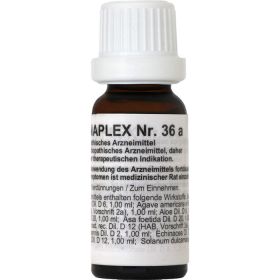 REGENAPLEX Nr.36 a Tropfen 15 ml – PZN 2642493 из немецкой аптеки