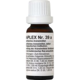REGENAPLEX Nr.39 a Tropfen 15 ml – PZN 2642553 из немецкой аптеки