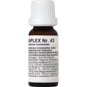 REGENAPLEX Nr.43 Tropfen 15 ml – PZN 2642607 из немецкой аптеки