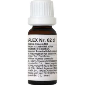 REGENAPLEX Nr.62 d Tropfen 15 ml – PZN 2643110 из немецкой аптеки