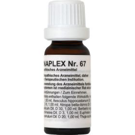 REGENAPLEX Nr.67 Tropfen 15 ml – PZN 2643216 из немецкой аптеки