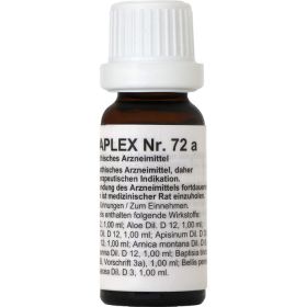REGENAPLEX Nr.72 a Tropfen 15 ml – PZN 2643280 из немецкой аптеки