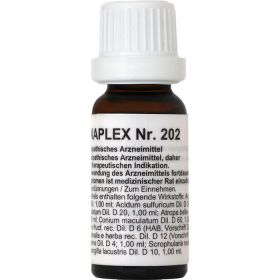 REGENAPLEX Nr.202 Tropfen 15 ml – PZN 2643788 из немецкой аптеки