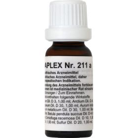 REGENAPLEX Nr.211 a Tropfen 15 ml – PZN 2643819 из немецкой аптеки
