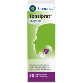 TONSIPRET Tropfen 50 ml – PZN 3525766 из немецкой аптеки