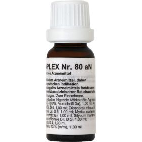REGENAPLEX Nr.80 aN Tropfen 15 ml – PZN 4116277 из немецкой аптеки