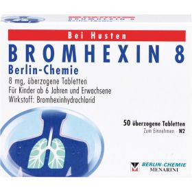 BROMHEXIN 8 Berlin Chemie berzogene Tabletten 50 St – PZN 4394361 из немецкой аптеки