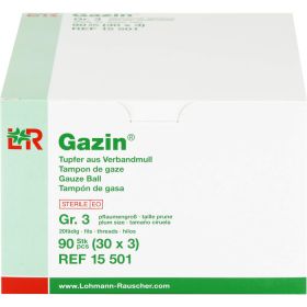 GAZIN Tupfer pflaumengro steril Gr.3 20fdig 30X3 St – PZN 4633392 из немецкой аптеки