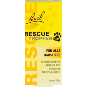 BACH ORIGINAL Rescue Pets Tropfen vet. 10 ml – PZN 5480507 из немецкой аптеки