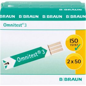 OMNITEST 3 Blutzucker Sensoren Teststreifen 2X50 St – PZN 6435584 из немецкой аптеки