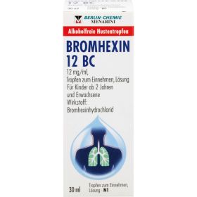 BROMHEXIN 12 BC Tropfen zum Einnehmen 30 ml – PZN 6890549 из немецкой аптеки