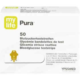MYLIFE Pura Blutzucker Teststreifen 50 St – PZN 7108829 из немецкой аптеки