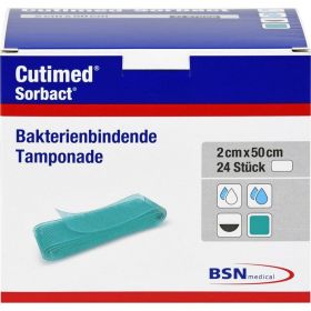 CUTIMED Sorbact Tamponaden 2x50 cm 24 St – PZN 7351731 из немецкой аптеки