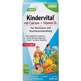 KINDERVITAL mit Calcium+D3 Tonikum Bio Salus 250 ml – PZN 7386876 из немецкой аптеки