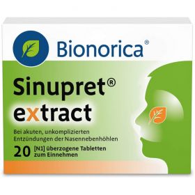 SINUPRET extract berzogene Tabletten 20 St – PZN 9285530 из немецкой аптеки