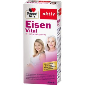 DOPPELHERZ Eisen Vital Tonikum 500 ml – PZN 9423452 из немецкой аптеки
