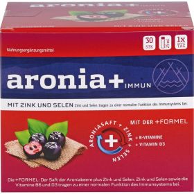 ARONIA+ IMMUN Monatspackung Trinkampullen 30X25 ml – PZN 9780198 из немецкой аптеки