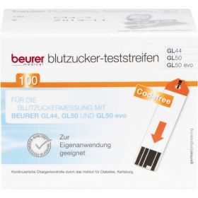 BEURER GL44/GL50 Blutzucker-Teststreifen 100 St – PZN 9929677 из немецкой аптеки