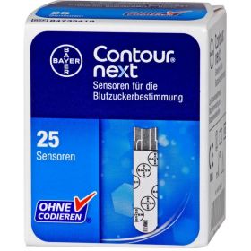 CONTOUR Next Sensoren Teststreifen 1X25 St – PZN 11160126 из немецкой аптеки