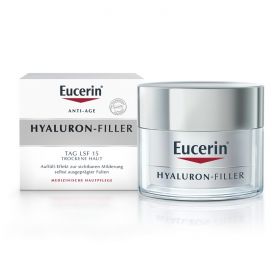 EUCERIN Anti-Age HYALURON-FILLER Tag trockene Haut 50 ml – PZN 7608420 из немецкой аптеки