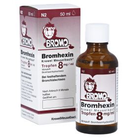 Bromhexin Krewel Meuselbach 8mg/ml – PZN 4568878 из немецкой аптеки