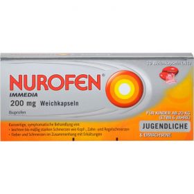 NUROFEN Immedia 200 mg Weichkapseln 10 St – PZN 146519 из немецкой аптеки
