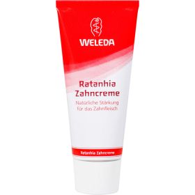 WELEDA Ratanhia Zahncreme 75 ml – PZN 506550 из немецкой аптеки