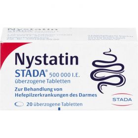 NYSTATIN STADA 500.000 I.E. berzogene Tab. 20 St – PZN 892352 из немецкой аптеки