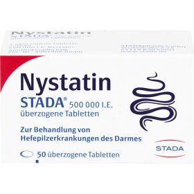 NYSTATIN STADA 500.000 I.E. berzogene Tab. 50 St – PZN 892369 из немецкой аптеки