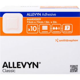 ALLEVYN Adhesive 7,5x7,5 cm haftende Wundauflage 10 St – PZN 1130236 из немецкой аптеки