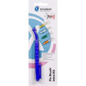 MIRADENT Interd.Pic-Brush Intro Kit 1H+4B.blau 1 St – PZN 2172320 из немецкой аптеки