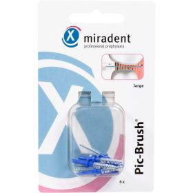 MIRADENT Interd.Pic-Brush Ersatzb.large blau 6 St – PZN 2172449 из немецкой аптеки
