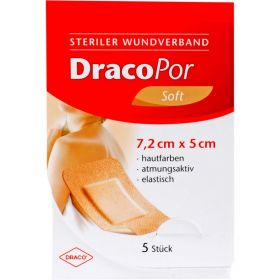 DRACOPOR Wundverband 5x7,2 cm steril hautfarben 5 St – PZN 2577703 из немецкой аптеки