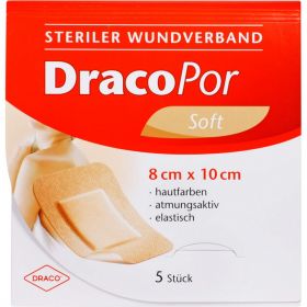 DRACOPOR Wundverband 8x10 cm steril hautfarben 5 St – PZN 2577790 из немецкой аптеки