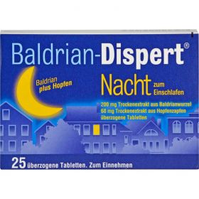 BALDRIAN DISPERT Nacht zum Einschlafen b.Tabl. 25 St – PZN 2859867 из немецкой аптеки