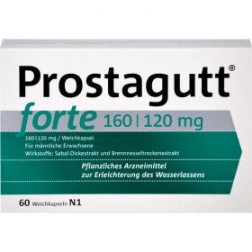 PROSTAGUTT forte 160/120 mg Weichkapseln 60 St – PZN 3530141 из немецкой аптеки