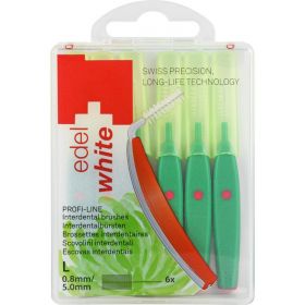 EDELWHITE pro Interdent.Br.L 0,8-55mm grn 6 St – PZN 6149045 из немецкой аптеки