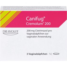 CANIFUG Cremolum 200 Vaginalsuppositorien 3 St – PZN 6349933 из немецкой аптеки