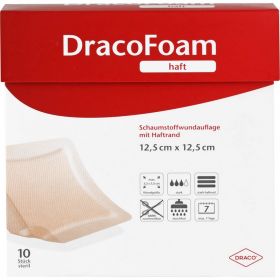 DRACOFOAM Haft Schaumstoff Wundaufl.12,5x12,5 cm 10 St – PZN 6681550 из немецкой аптеки