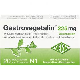 GASTROVEGETALIN 225 mg Weichkapseln 20 St – PZN 7296699 из немецкой аптеки