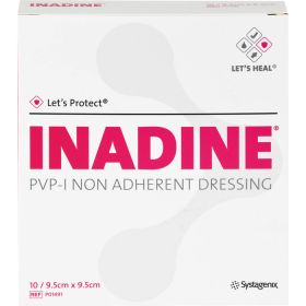 INADINE Salbengaze m. PVP Iod. 9,5x9,5cm 10 St – PZN 7584211 из немецкой аптеки