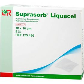 SUPRASORB Liquacel hydroakt.Faserverb.10x10 cm 8 St – PZN 8561904 из немецкой аптеки