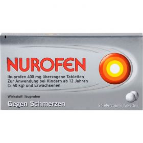 NUROFEN Ibuprofen 400 mg berzogene Tabletten 24 St – PZN 8794436 из немецкой аптеки