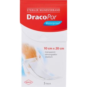 DRACOPOR waterproof Wundverband 10x20 cm steril 5 St – PZN 8906668 из немецкой аптеки