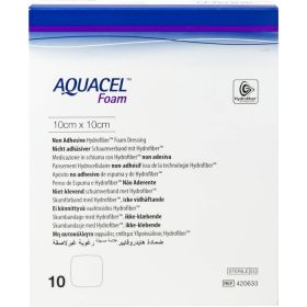 AQUACEL Foam nicht adhsiv 10x10 cm Verband 10 St – PZN 8999799 из немецкой аптеки