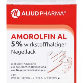 AMOROLFIN AL 5% wirkstoffhaltiger Nagellack 3 ml – PZN 9091228 из немецкой аптеки