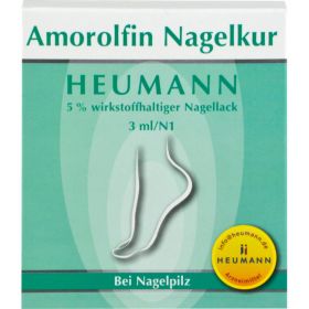 AMOROLFIN Nagelkur Heumann 5% wst.halt.Nagellack 3 ml – PZN 9296195 из немецкой аптеки