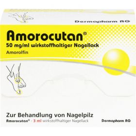 AMOROCUTAN 50 mg/ml wirkstoffhaltiger Nagellack 3 ml – PZN 10050536 из немецкой аптеки