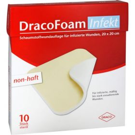 DRACOFOAM Infekt Schaumst.Wundauf.20x20 cm 10 St – PZN 10317637 из немецкой аптеки