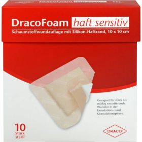 DRACOFOAM Haft sensitiv Schaumst.Wund.10x10 cm 10 St – PZN 10342115 из немецкой аптеки